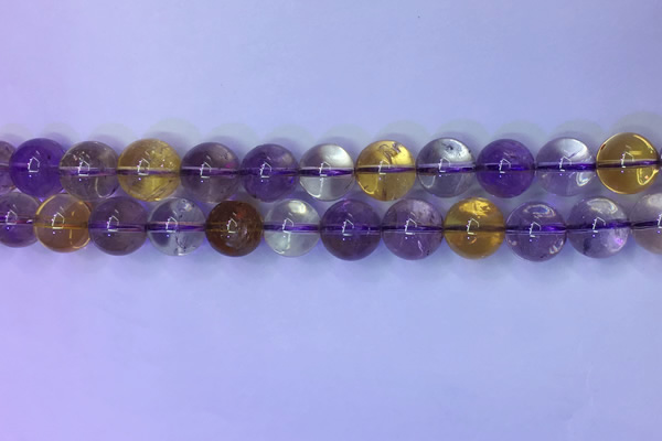 CAN222 15.5 inches 10mm round ametrine gemstone beads wholesale