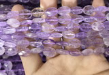 CAN235 15.5 inches 8*12mm faceted oval ametrine beads wholesale