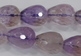 CAN25 15.5 inches 15*20mm faceted teardrop natural ametrine beads