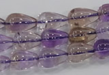 CAN26 15.5 inches 10*14mm teardrop natural ametrine gemstone beads