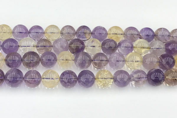 CAN264 15.5 inches 14mm round ametrine gemstone beads