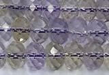 CAN265 15 inches 4*6mm faceted rondelle ametrine beads