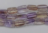 CAN37 15.5 inches 8*12mm rectangle natural ametrine gemstone beads