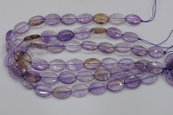 CAN51 15.5 inches 16*22mm oval natural ametrine gemstone beads