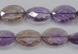 CAN56 15.5 inches 12*16mm faceted oval natural ametrine beads