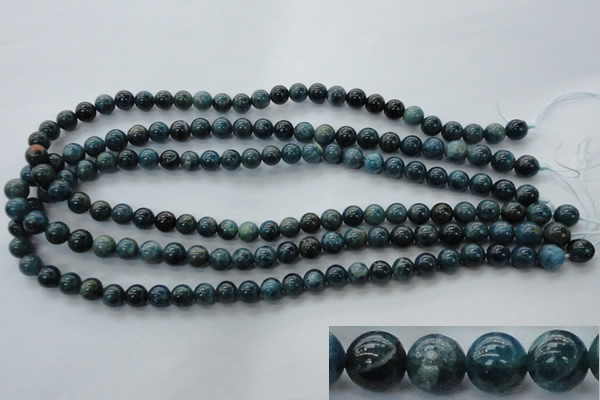 CAP302 15.5 inches 8mm round natural apatite gemstone beads