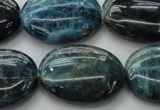 CAP327 15.5 inches 22*30mm oval natural apatite gemstone beads