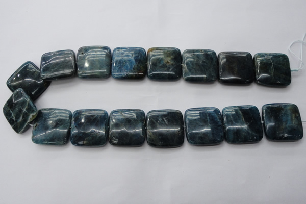 CAP357 15.5 inches 25*25mm square natural apatite gemstone beads