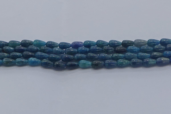 CAP375 15.5 inches 6*10mm teardrop apatite gemstone beads