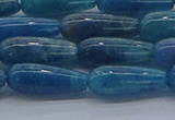 CAP376 15.5 inches 6*16mm teardrop apatite gemstone beads