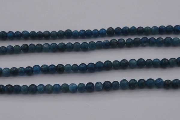 CAP400 15.5 inches 4mm round A grade natural apatite beads