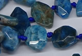 CAP535 15.5 inches 10*18mm - 16*30mm faceted freeform apatite beads