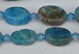 CAP550 15.5 inches 8*12mm oval apatite gemstone beads