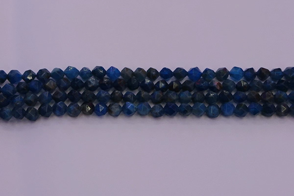 CAP561 15.5 inches 6mm faceted nuggets apatite gemstone beads