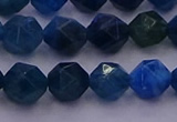 CAP572 15.5 inches 8mm faceted nuggets apatite gemstone beads