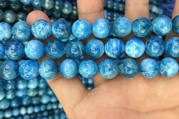 CAP609 15.5 inches 12mm round natural apatite gemstone beads