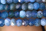 CAP615 15.5 inches 2*3mm faceted rondelle apatite gemstone beads