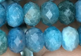 CAP618 15.5 inches 5*7mm - 5*8mmm faceted rondelle apatite beads