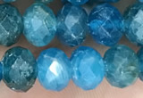 CAP619 15.5 inches 5*7mm - 5*8mm faceted rondelle apatite beads