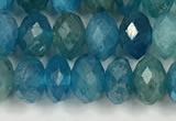 CAP625 15.5 inches 4*6mm faceted rondelle apatite beads