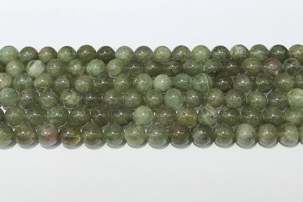 CAP709 15.5 inches 8mm round green apatite gemstone beads wholesale