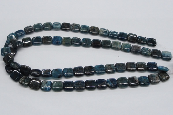 CAP72 15.5 inches 12*12mm square dyed apatite gemstone beads wholesale