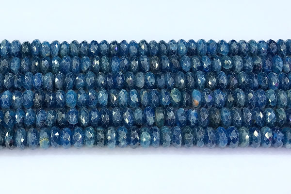 CAP748 15 inches 5*8mm faceted rondelle apatite beads