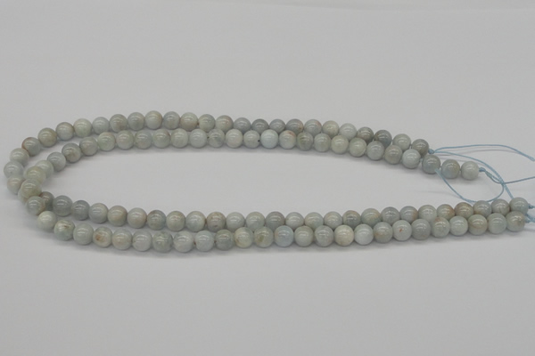 CAQ100 15.5 inches 4mm round AB grade natural aquamarine beads