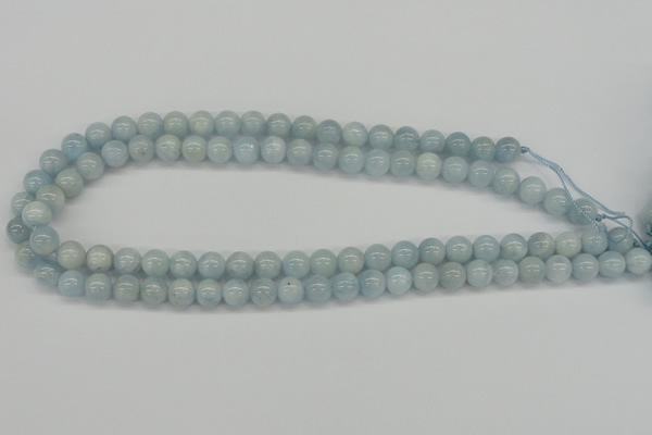 CAQ107 15.5 inches 4mm round A grade natural aquamarine beads