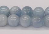 CAQ118 15.5 inches 12mm round AA grade natural aquamarine beads