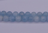 CAQ121 15.5 inches 4mm round AAA grade natural aquamarine beads