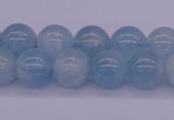 CAQ124 15.5 inches 10mm round AAA grade natural aquamarine beads