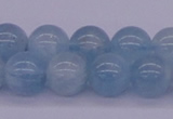 CAQ125 15.5 inches 12mm round AAA grade natural aquamarine beads