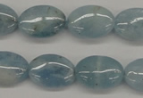 CAQ145 15.5 inches 13*18mm oval natural aquamarine beads wholesale