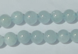 CAQ202 15.5 inches 10mm round natural aquamarine beads wholesale