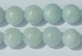 CAQ204 15.5 inches 13mm round natural aquamarine beads wholesale