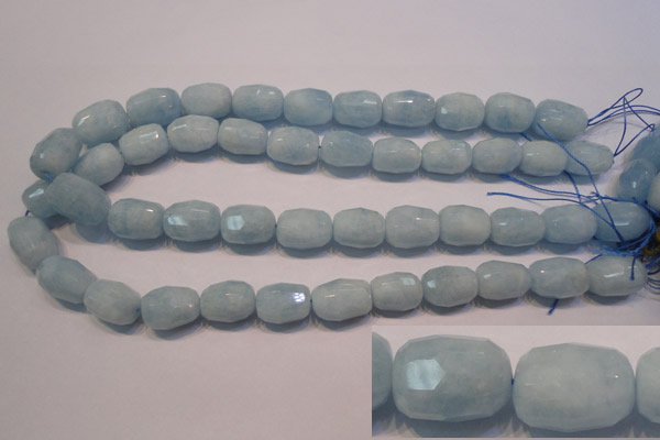 CAQ318 15.5 inches 13*18mm faceted nuggets natural aquamarine beads