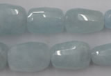 CAQ415 8*12mm – 18*28mm faceted nuggets natural aquamarine beads