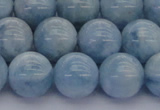 CAQ513 15.5 inches 12mm round A+ grade natural aquamarine beads