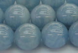 CAQ522 15.5 inches 12mm round AA grade natural aquamarine beads