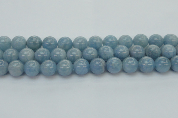 CAQ522 15.5 inches 12mm round AA grade natural aquamarine beads