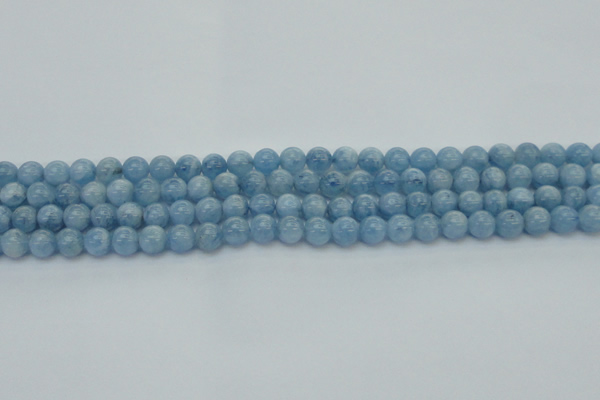 CAQ526 15.5 inches 5mm round AA+ grade natural aquamarine beads