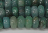 CAQ611 15.5 inches 5*8mm rondelle aquamarine gemstone beads