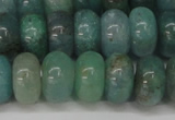 CAQ613 15.5 inches 7*12mm rondelle aquamarine gemstone beads