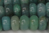 CAQ614 15.5 inches 8*14mm rondelle aquamarine gemstone beads