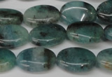 CAQ628 15.5 inches 10*14mm oval aquamarine gemstone beads