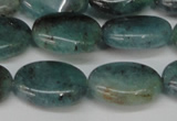 CAQ630 15.5 inches 13*18mm oval aquamarine gemstone beads