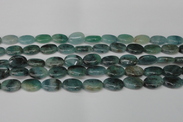 CAQ630 15.5 inches 13*18mm oval aquamarine gemstone beads