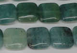 CAQ638 15.5 inches 14*14mm square aquamarine gemstone beads