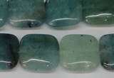 CAQ639 15.5 inches 16*16mm square aquamarine gemstone beads